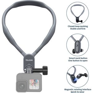 Telesin magnetische neck mount voor GoPro