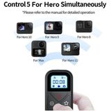 Telesin Remote voor GoPro Hero 11 / 10 / 9 / 8 / MAX - Draadloze Bluetooth Afstandsbediening met Polsband, ook voor iPhone en Samsung Smartphone (GP-RMT-T10)