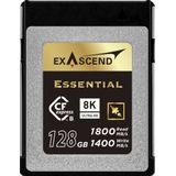 Exascend ESSENTIAL 128GB CFexpress Type B - 1800MB/s - Zwart Grijs