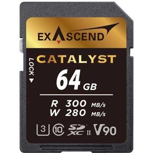 Exascend - Catalyst - Geheugenkaart - 64GB - SDXC V90