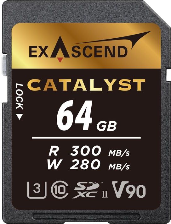 Exascend 64GB UHS-II SD V90 Series Catalyst geheugenkaart