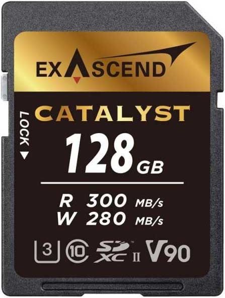 Exascend - UHS-II V90 Catalyst - Geheugenkaart - 128GB - Hoge Snelheid