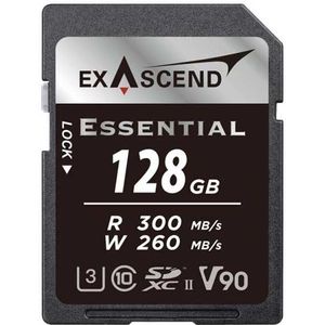 Exascend - Essential UHS-II SD Card - 128GB - Geheugenkaart