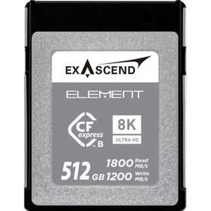 Exascend Element Cfexpress (Type B) 512GB Geheugen