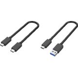 Exascend - CFexpress Type A/SD Externe Kaartlezer - Zwart - USB 3.2 Gen 2