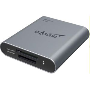 Exascend - CFexpress Type A/SD Externe Kaartlezer - Zwart - USB 3.2 Gen 2