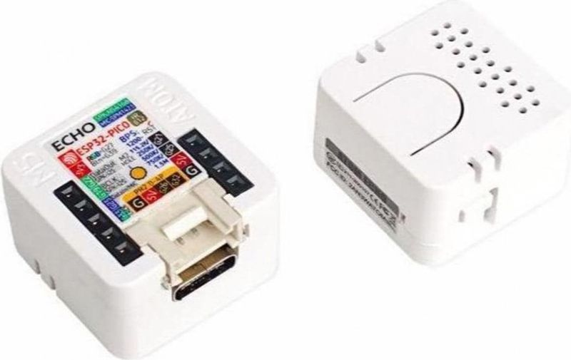 M5Stack - ATOM Echo - Programmeerbare AI Slimme Luidspreker - Ingebouwde ESP32 Bluetooth WiFi Internet of Things Development Kit
