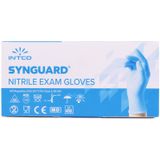 Intco Wegwerp Handschoenen - Nitril - Medium - M - 100 stuks - Blauw - Poedervrij - Wegwerphandschoenen