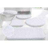 Guido Maria Kretschmer Home&Living Badematte "Micro exclusiv, Badvorleger, Badezimmer Teppich", rutschhemmend beschichtet, strapazierfähig-schnell trocknend-fußbodenheizungsgeeignet, Badteppich, Badematten auch als 3 teiliges Set & rund erhältlich
