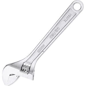 Deli Tools EDL008A Adjustable 8" Spanner (Silver)