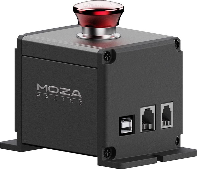 Moza - E-Stop Switch - Accessoires voor Spelcomputers - Zwart - Aluminium