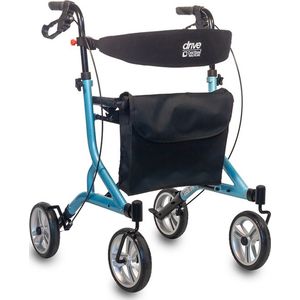 Rollator Nitro Super Light - Ulta-lichtgewicht rollator - 5,2 kg - Blauw