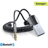 Essager - Bluetooth 5.0 Receiver - AUX naar USB - Grijs