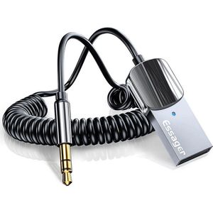 Essager - Bluetooth 5.0 Receiver - AUX naar USB - Grijs