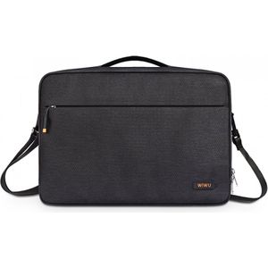 WIWU - Laptoptas geschikt voor MacBook - 15.4 Inch - Pilot Handbag - Zwart
