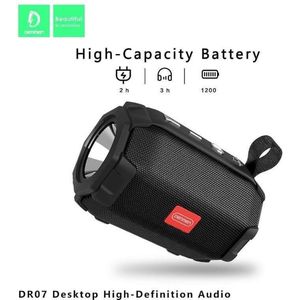 DRO7 - Draadloze Luidspreker - Mini - USB - AUX - LED Verlichting