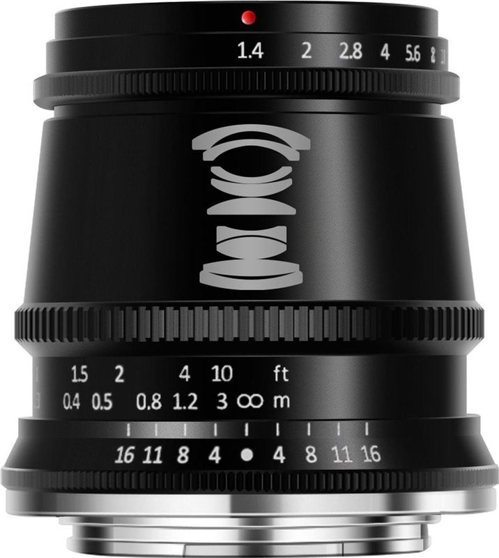 TT Artisan - APS-C 17mm F1.4 - Groothoeklens - Zwart - Handmatige Scherpstelling