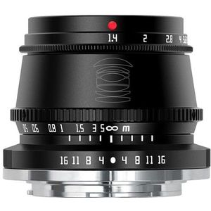 TT Artisan - Cameralens - 35 Mm F1.4 APS-C Voor Sony E-vattin - Zwart