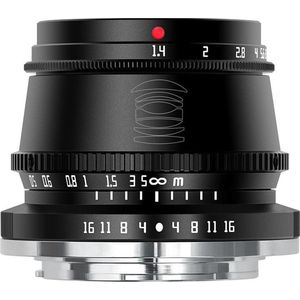 TT Artisan - Cameralens - 35 mm F1.4 APS-C voor Nikon Z-vatting, zwart