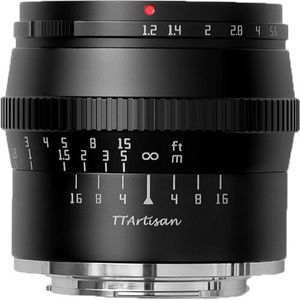 TTArtisan 50mm F1.2 Handmatige Focus Lens - Geschikt voor Fuji X Mount Camera