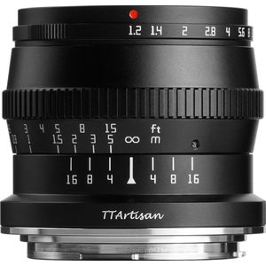 TTArtisan - 50mm F1.2 - Prime Lens - Zwart - Canon RF Mount