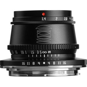 TTArtisan 35mm f/1.4 voor Canon RF (APS-C) (Canon RF, APS-C / DX), Objectief, Zwart