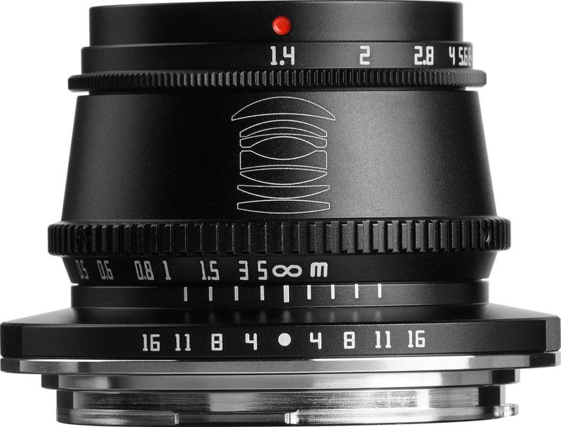 TT Artisan 35mm f/1.4 APS-C - Canon RF - Zwart