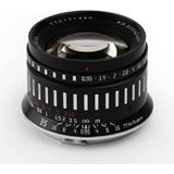 TTArtisan Spiegelvrije cameralens F0.95 APS-C met groot diafragma 35 mm voor Canon M Mount compatibel met M1 M2 M3 M6 M6II M10 M50 M100 M200