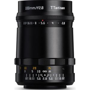 TT Artisan - Cameralens - 100mm F2.8 - Bubble Bokeh - M42-Mount - Zwart