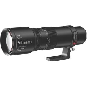 TTArtisan 500 mm F6.3 metalen telelens compatibel met Canon RF-bevestiging (volledig frame) - zwart