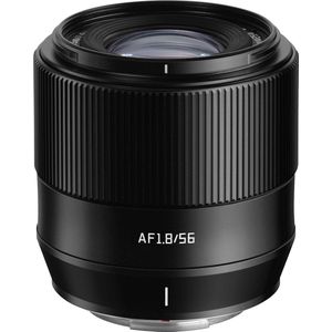 TTArtisan 56 mm F1.8 lens met metalen behuizing autofocus AF compatibel met Sony E-vatting - zwart