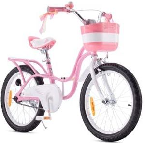 Royal Baby Girls Swan Kinderfiets, roze, 18 inch