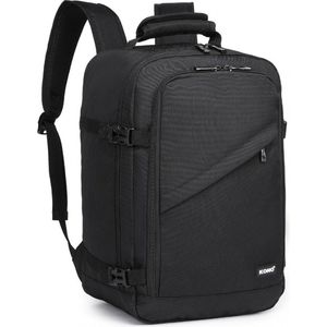 Kono Reistas - 20L - Rugzak - Handbagage Weekendtas - Backpack - Waterafstotend - Zwart