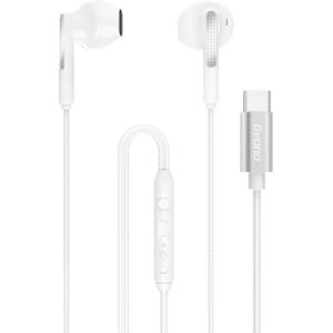 Dudao X3Pro Wit USB-C hoofdtelefoon Wit (Bedraad), Koptelefoon, Wit
