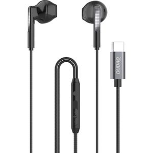 Dudao X3Pro USB-C hoofdtelefoon Zwart (Bedraad), Koptelefoon, Zwart