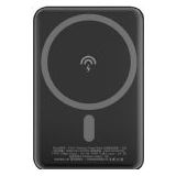 5000 mAh magnetische Powerbank mit MagSafe-Induktionsladegerät, schwarz