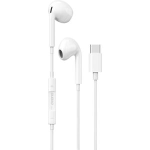 Dudao - X14PROT - USB-C In-ear Hoofdtelefoon - Wit - Hoofdtelefoon