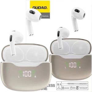 Dudao U15N TWS Draadloze Hoofdtelefoon - Wit - Bluetooth 5.1
