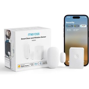 Meross Smart deur en raamcontact Starter Kit incl. Hub
