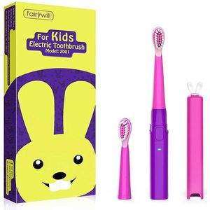FairyWill FW-2001 Sonic Toothbrush with Headset (Purple)