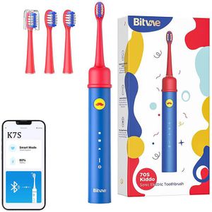 Bitvae - K7S - Tandenborstel - Blauw - Sonic Tandenborstel voor Kinderen