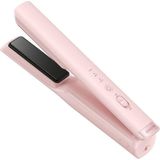 Dreame Haarstijltang 2-in-1, Hair Glamour Straightener draagbaar, draadloos, negatieve ionen, gelijkmatige warmteverdeling, 3 temperatuurniveaus (165-210 °C), roze