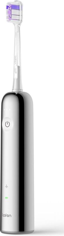 Laifen Wave Elektrische tandenborstel - RVS - 3 opzetborstels - Oscillerende en Vibrerende functie