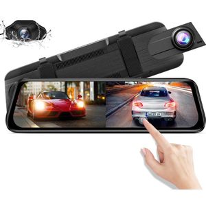 AZDome - AR09 - QuadHD 2CH Dashcam - Wifi - Touchscreen - 9.66 Inch