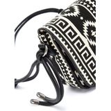 LASCANA Umhängetasche »Crossbody Bag«, im Ethno Look, Minibag, Handtasche, Schultertasche, Tragetasche VEGAN