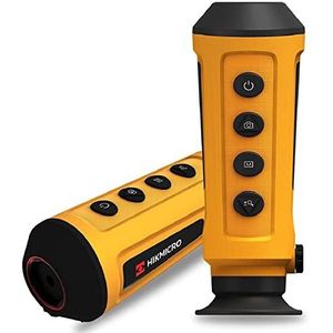 HIKMICRO Budgie BC06 Thermische camera/thermometer voor detectie van mensen en dieren, observatie met 8 GB geheugen, wifi-hotspot, oranje