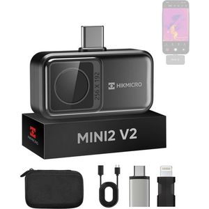 Hikmicro - Mini2 V2 - Thermische Camera - USB Type-C - Groothoeklens 50°