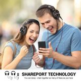 OneOdio A71 - koptelefoon met microfoon - inklapbaar - muziek|studio|DJ (bruin/zilver)