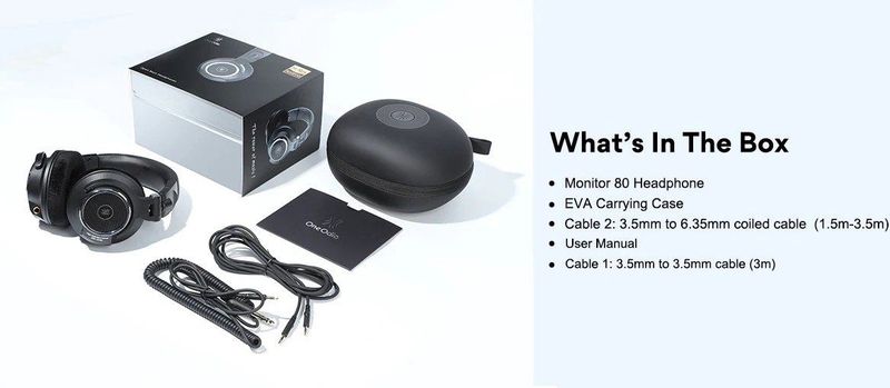 OneOdio Hoofdtelefoon Monitor 80