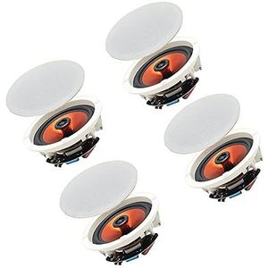 Herdio - 4 PCS Plafondluidsprekers - Draadloze Verbinding - 600 Watt - Inbouw